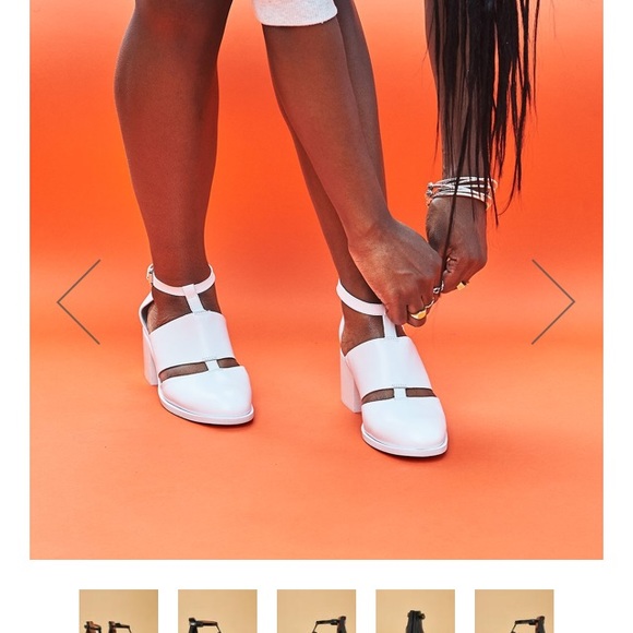 ✨Jeffrey Campbell✨Cut-out Boots Melina White 36 - Picture 5 of 8